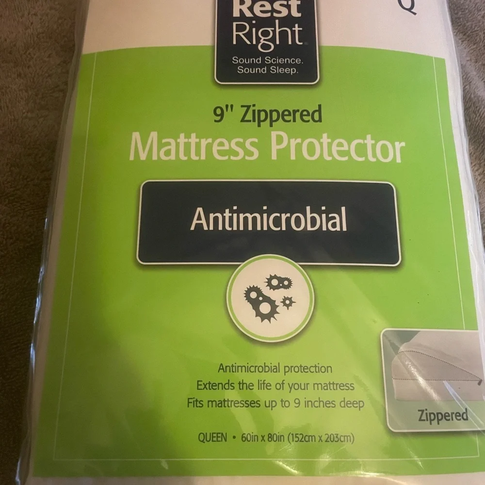 Antimicrobial Mattress Protector-Queen